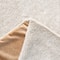 Glitzhome® 60" Milk Coffee Reversible Faux Rabbit Fur/Korean Fleece Christmas Tree Skirt